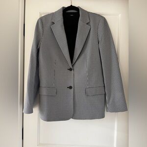 Theory Houndstooth Blazer Jacket size 10